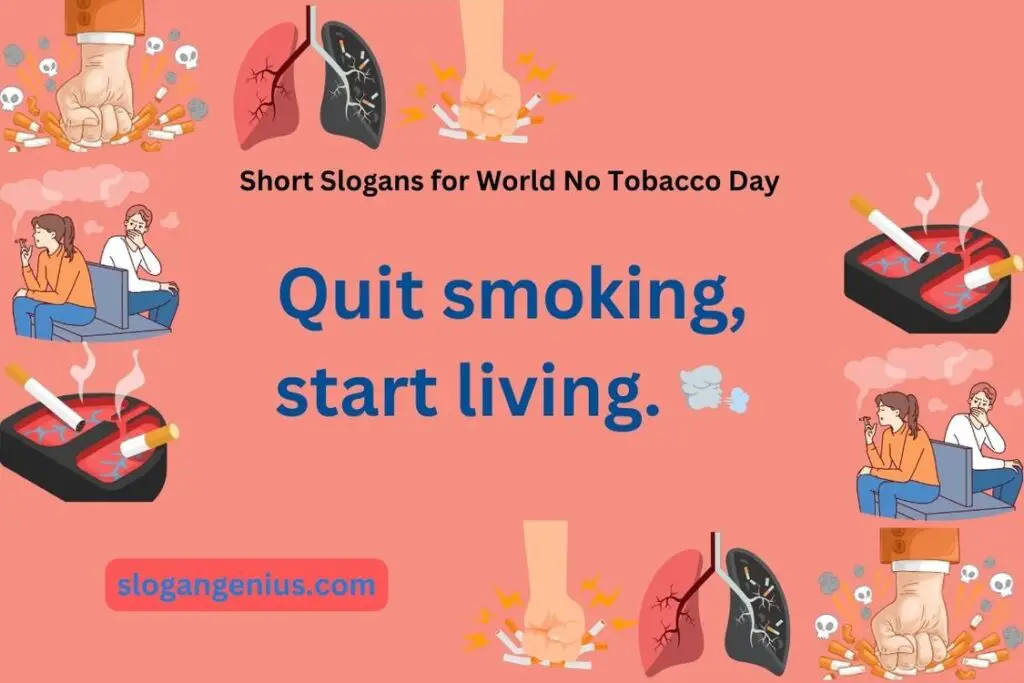 Short Slogans for World No Tobacco Day