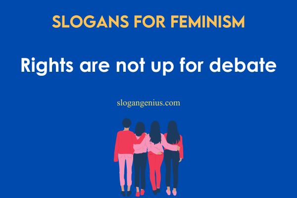 Short and Strong Slogans for Feminist Advocacy