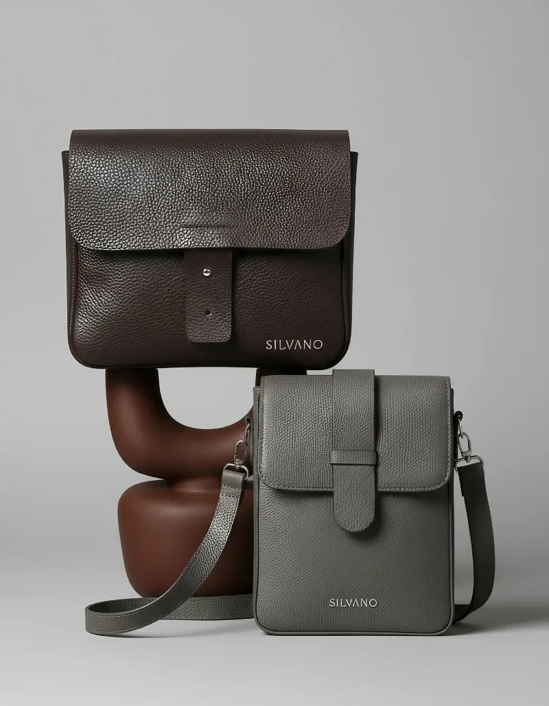 Silvano Textured Leather Crossbody Bags