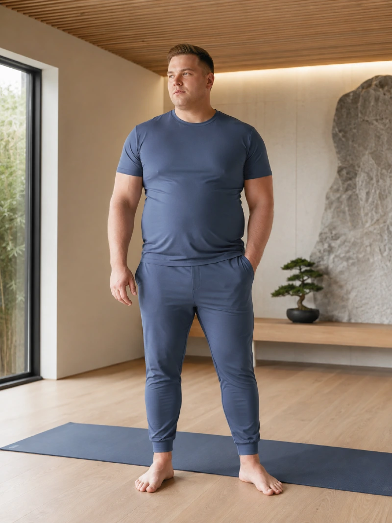 Slate Blue T-Shirt and Matching Joggers