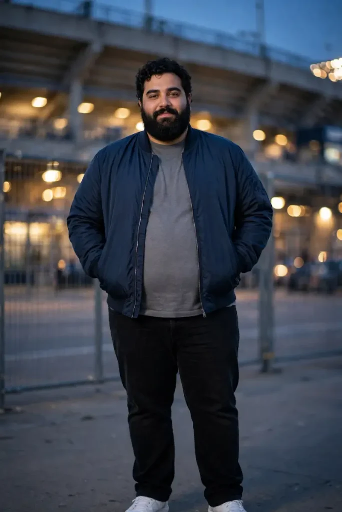 Sleek Bomber Jacket Framing