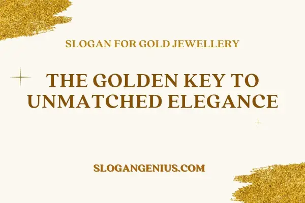 Slogan for Gold Jewellery