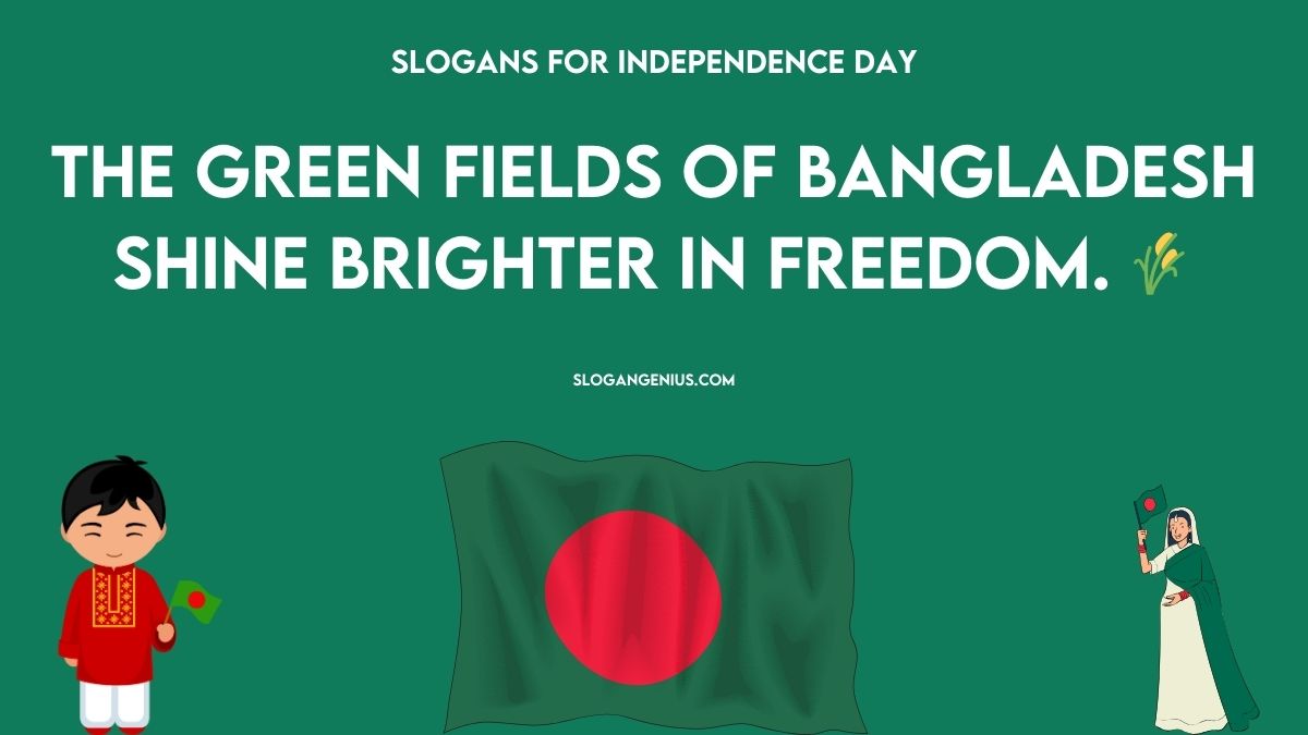 Slogans For Independence Day of Bangladesh 