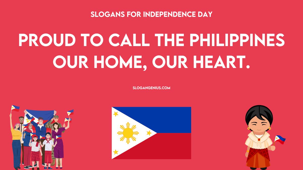 Slogans For Independence Day of Philippines