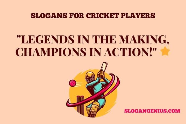 Slogans for Cricket Players