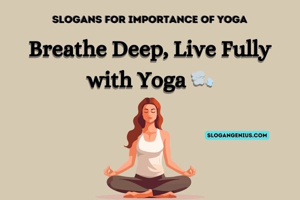 Slogans for Importance of Yoga