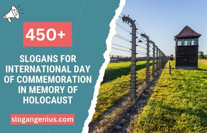 Slogans for International Day of Commemoration in Memory of the Victims of the Holocaust