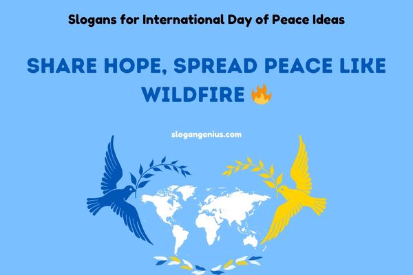 Slogans for International Day of Peace Ideas