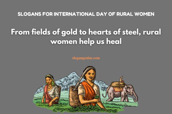 Slogans for International Day of Rural Women that Rhyme 