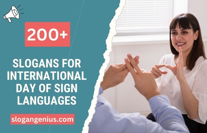 Slogans for International Day of Sign Languages