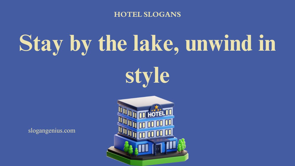 Slogans for Lakeside Hotels