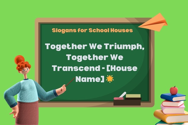 Slogans for School Houses