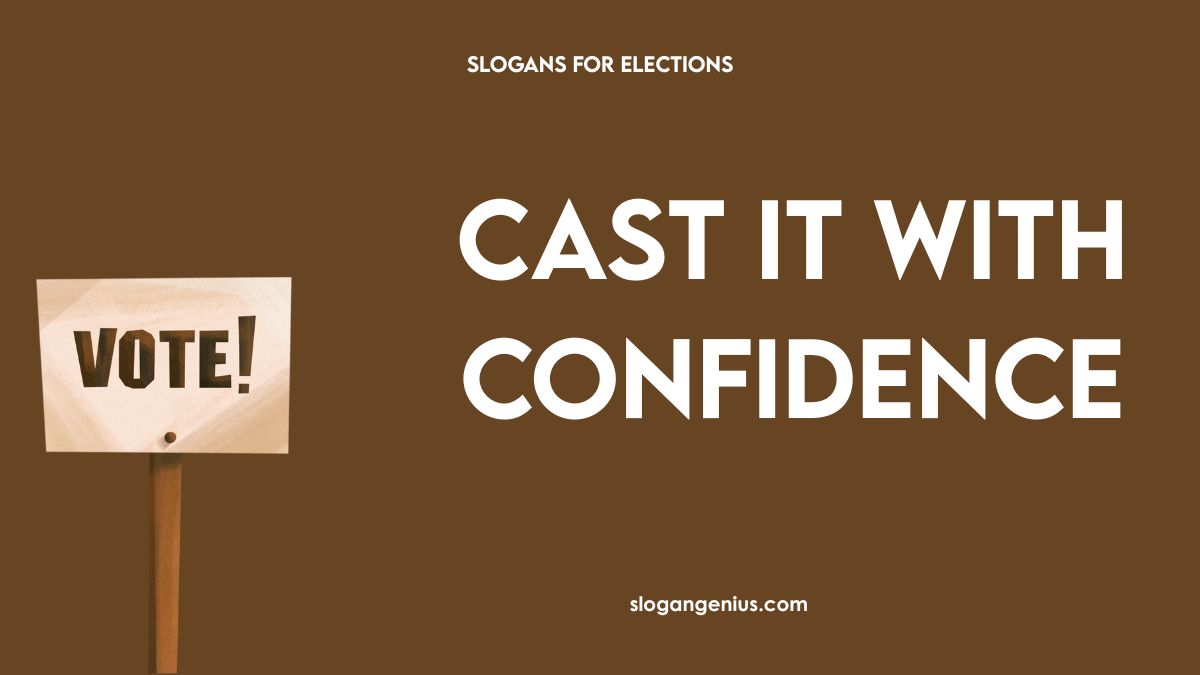 Slogans for Voting in School