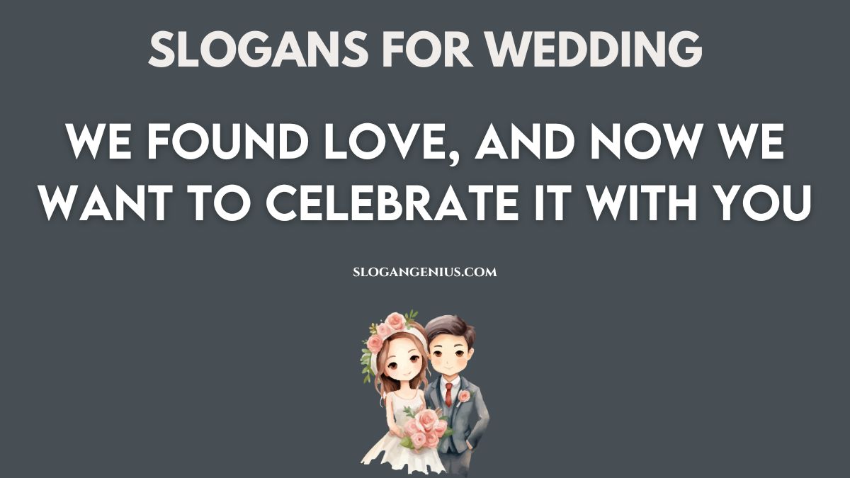 Slogans for Wedding Invitation