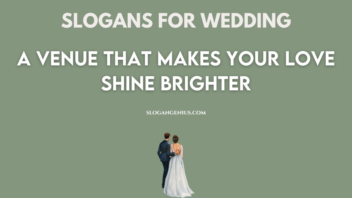 Slogans for Wedding Venues