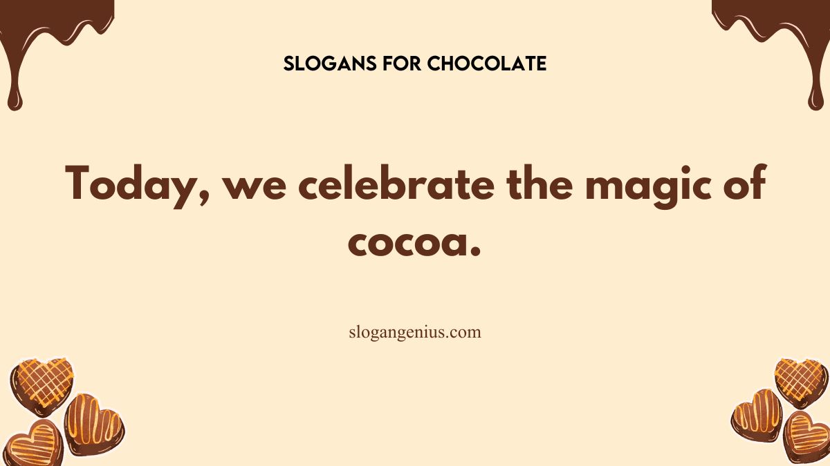 Slogans for World Chocolate Day