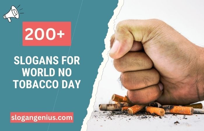 Slogans for World No Tobacco Day