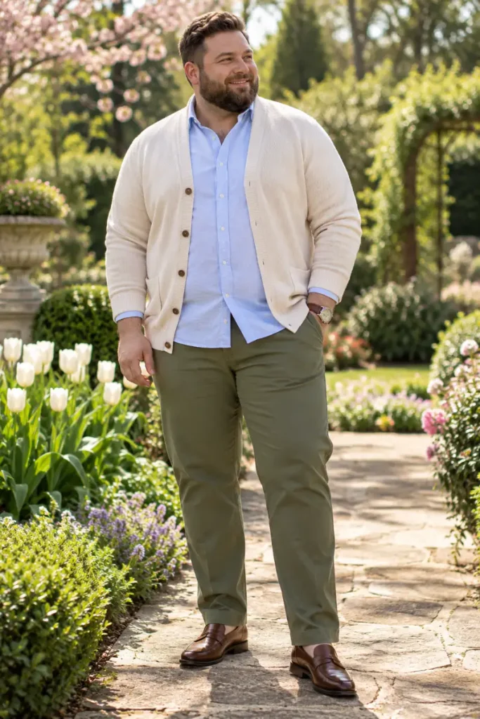 Soft Knit Cardigan Garden Layering