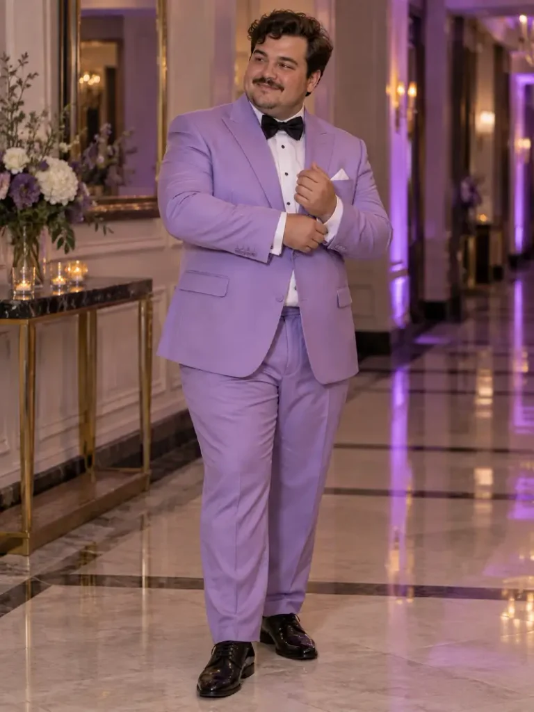 Soft Lavender Tailoring For Evening Proms