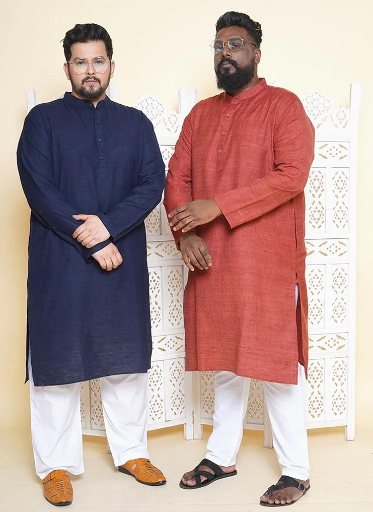 Solid Kurta Pajama Set