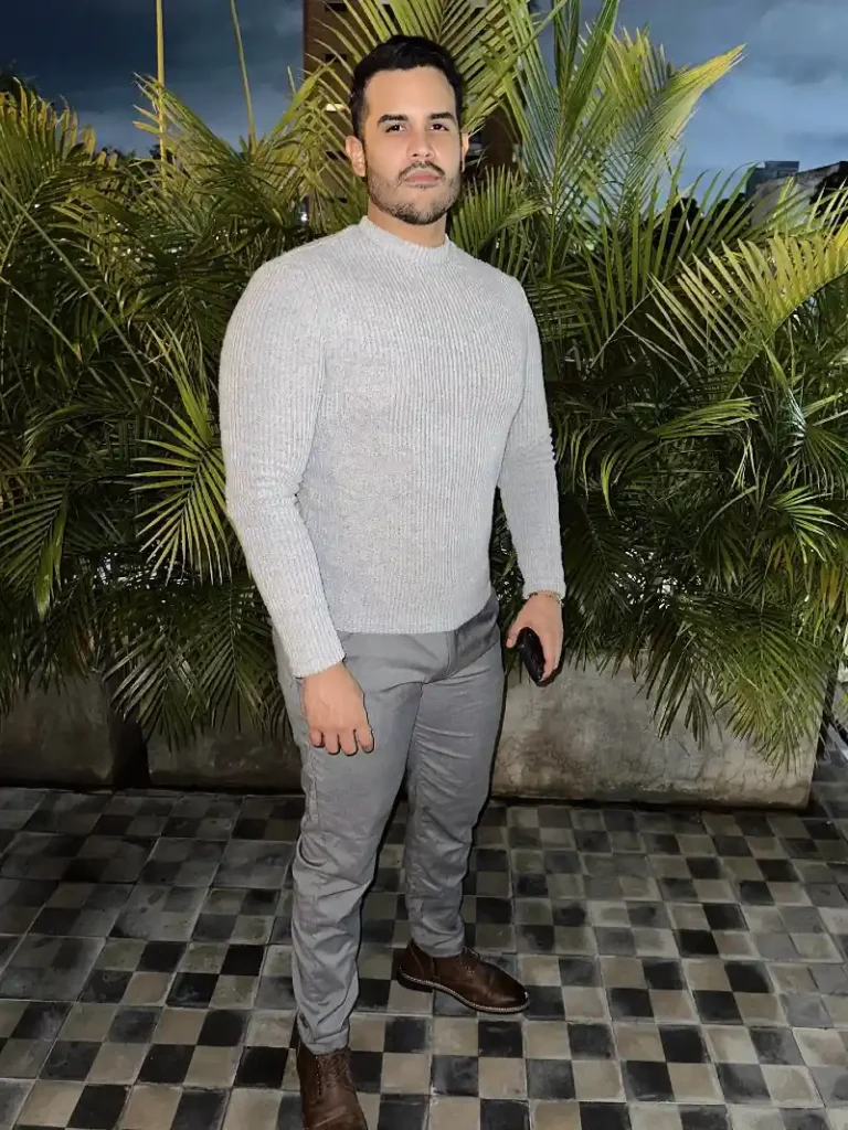 Sophisticated Grey Knit Combo