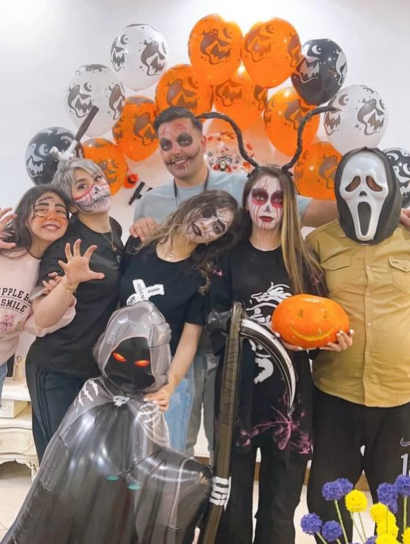 Spooky Halloween Party Group Costume