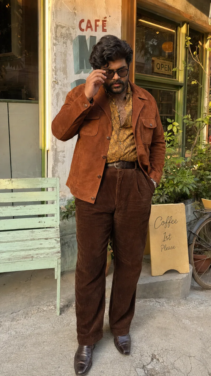 Suede and Corduroy Combo