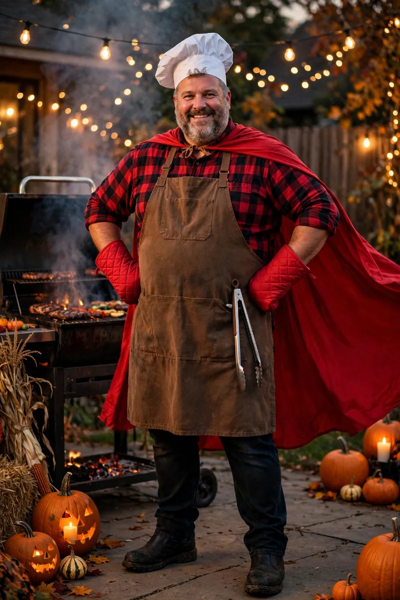Superhero BBQ Chef Costume