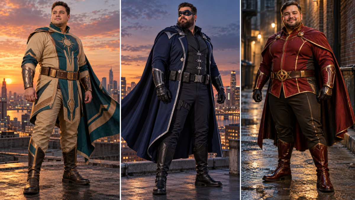 Superhero Costume Ideas for Plus Size Men That Skip the Muscle Suit