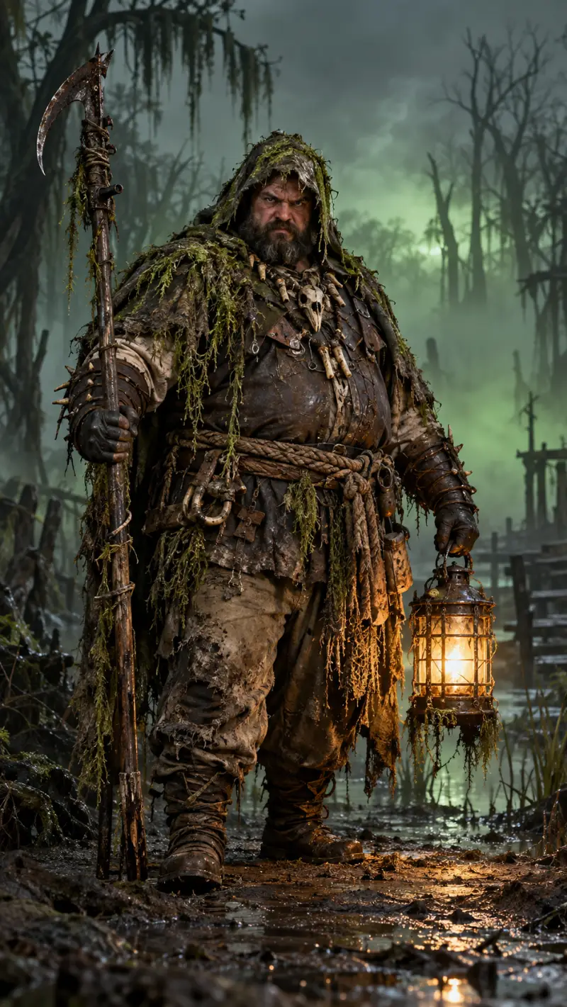 Swamp Reaper Costume for Plus Size Men