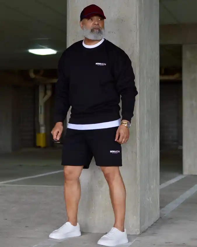Sweatshirt and Shorts Set
