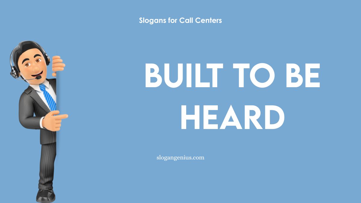 Taglines for Call Center
