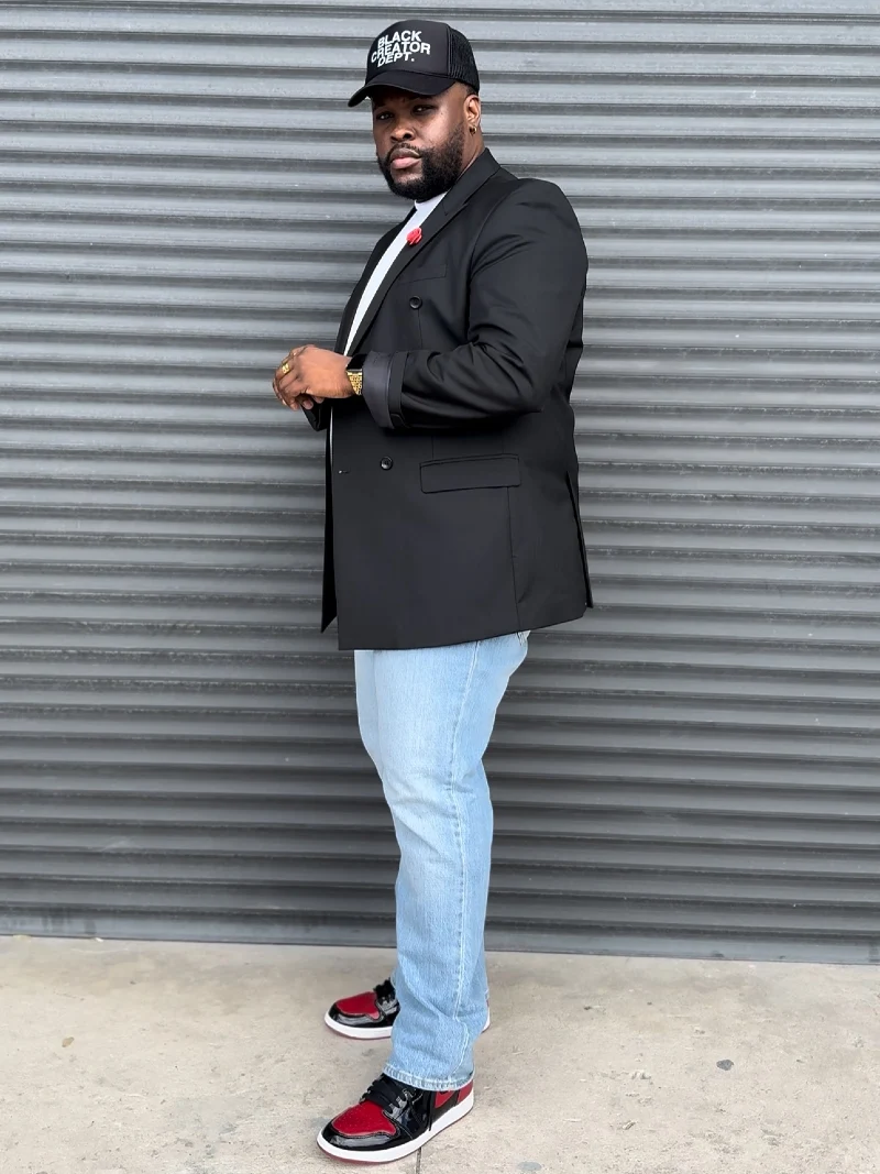 Tailored Blazer High-Low Mix