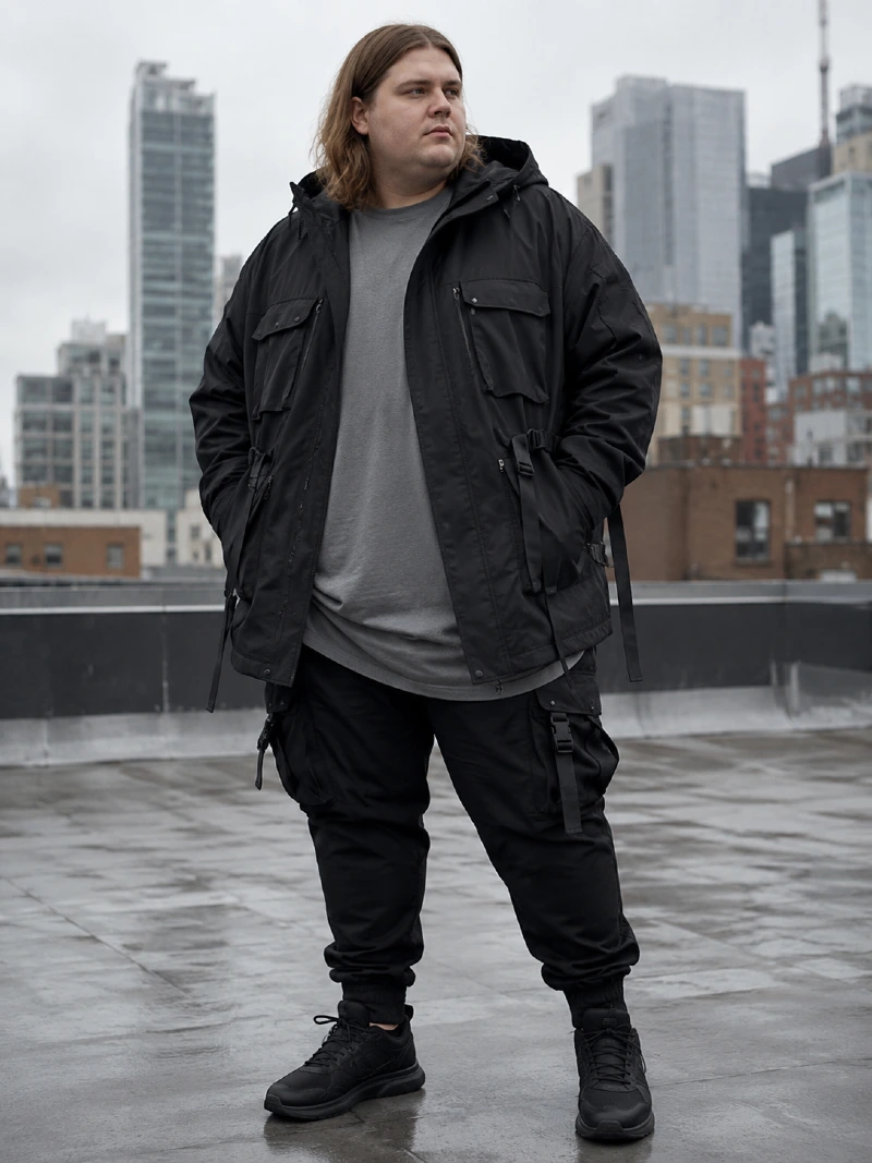 Technical Parka and Cargo Pants