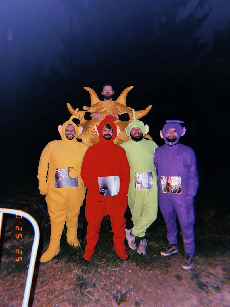 Teletubbies and the Sun Group Costume