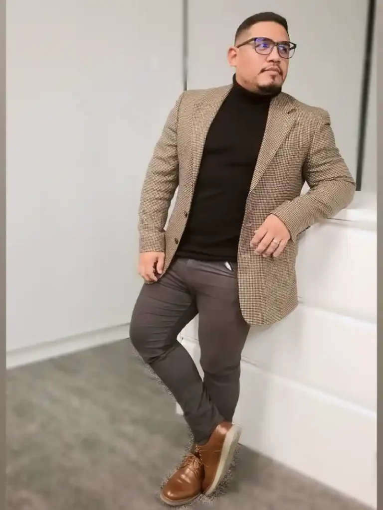 Textured Layered Smart-Casual