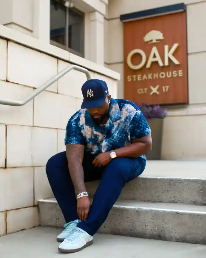 Textured Shirt and Tapered Chinos