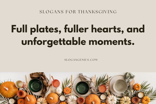 Thanksgiving Quotes for Sharing at Dinner Tables