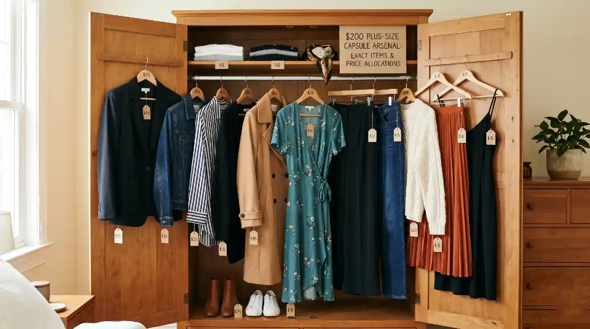The $200 Plus-Size Capsule Arsenal Exact Items and Price Allocationss