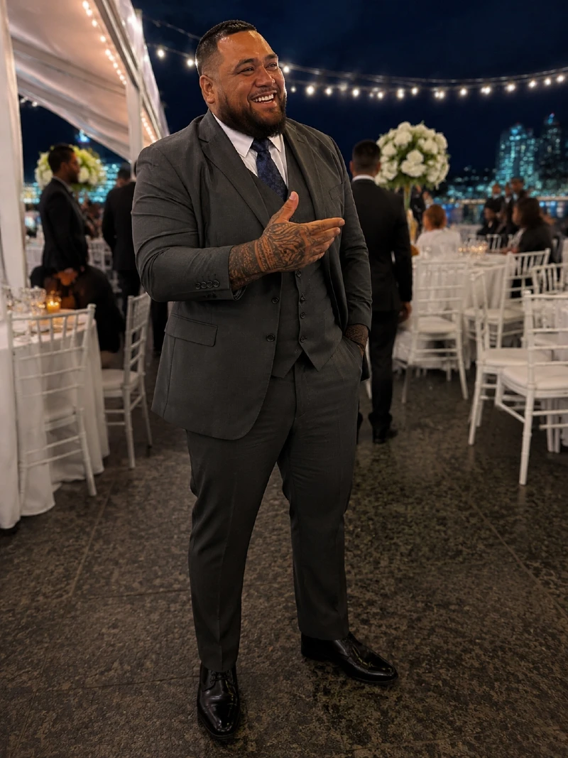 The Charcoal Tailored Three-Piece