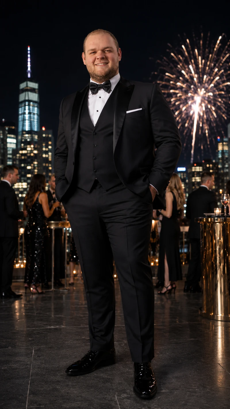 The Classic Three-Piece Tuxedo