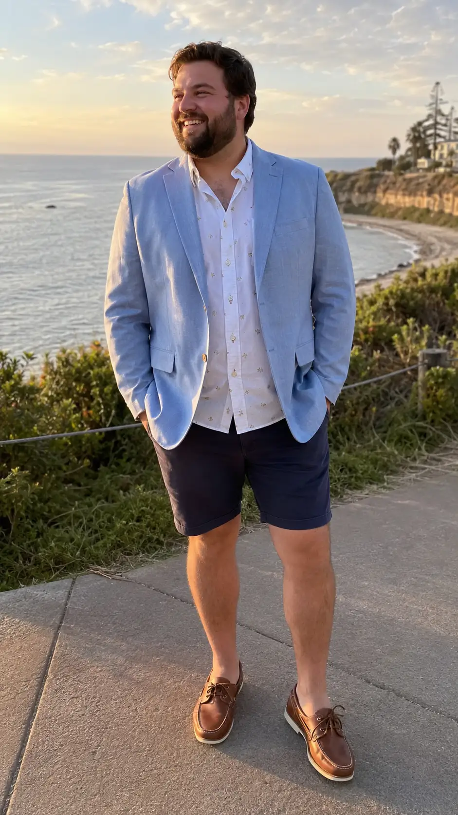 The Coastal Blazer Look