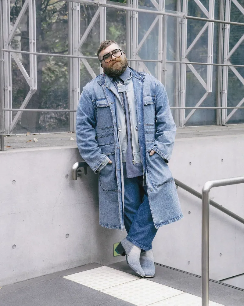 The Denim Trench Coat and Cuban Heels