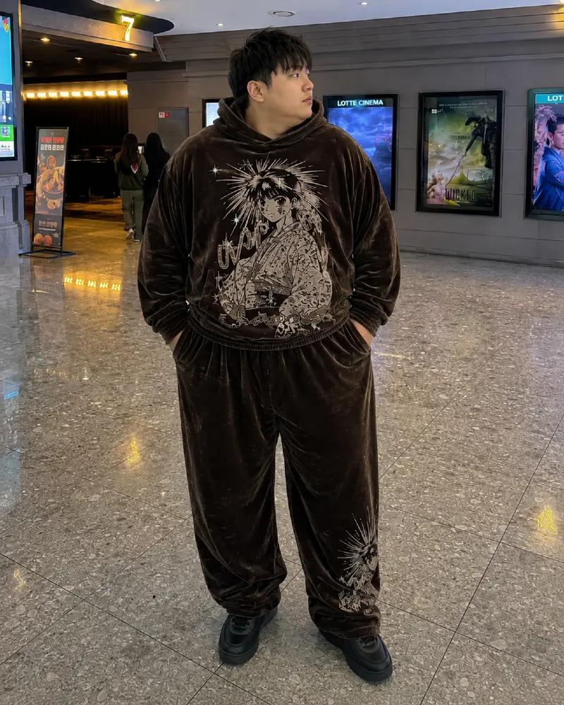 The Nostalgic Velvet Tracksuit