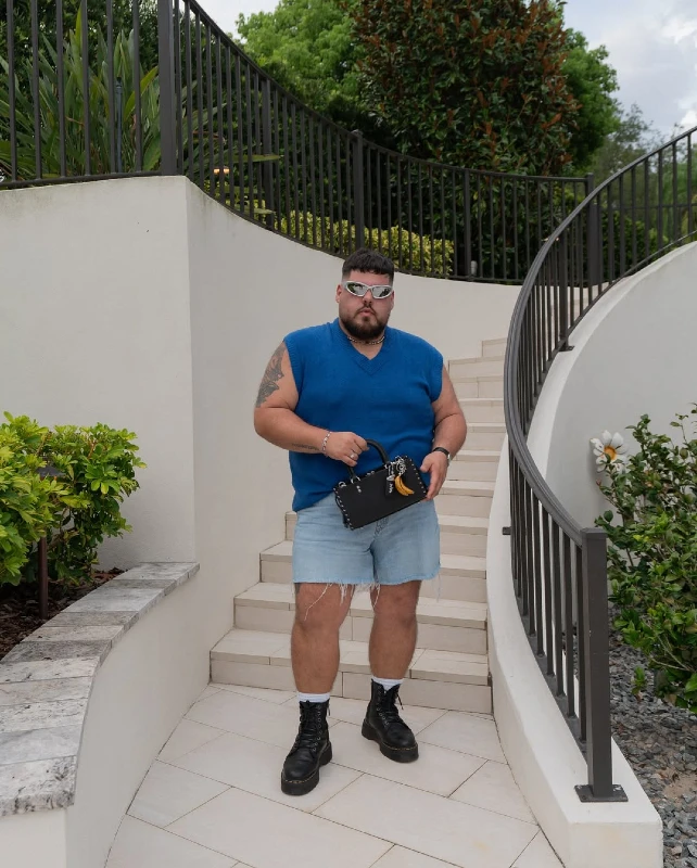 The Sleeveless Knit & Cutoffs