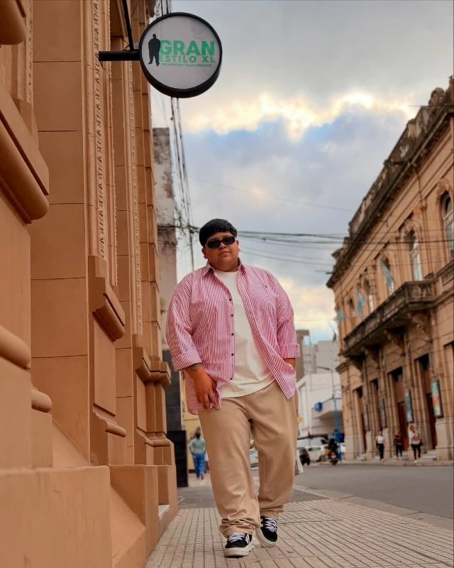 The Striped Overshirt and Khakis