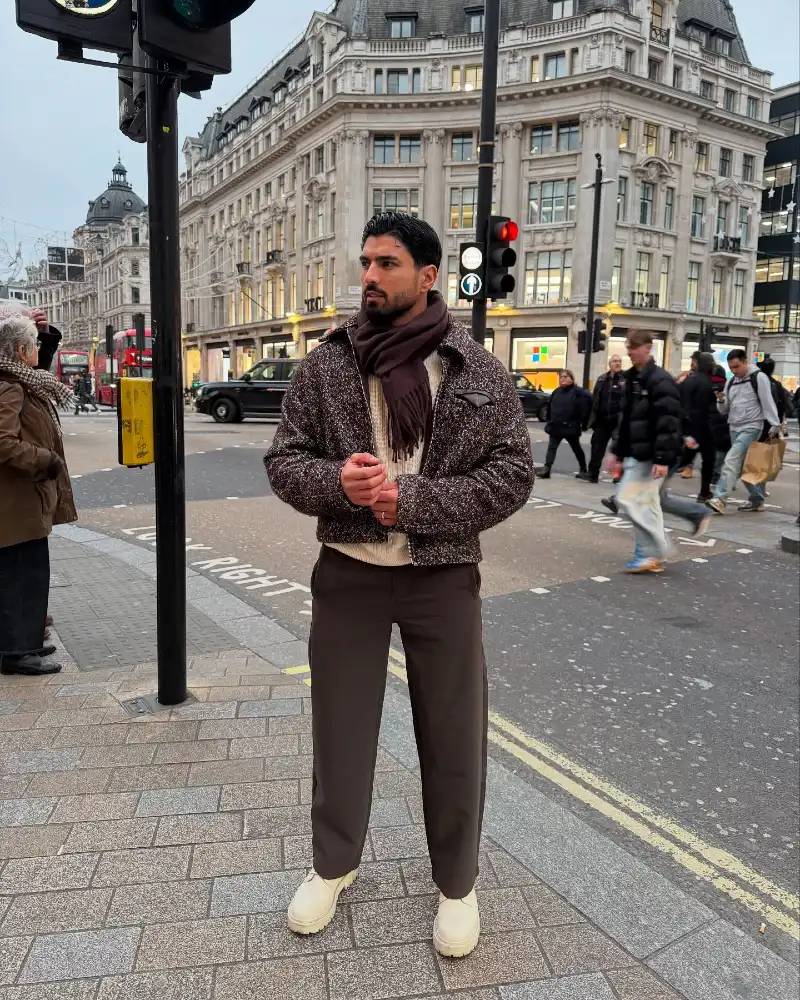 The Tweed Jacket and Scarf Combo