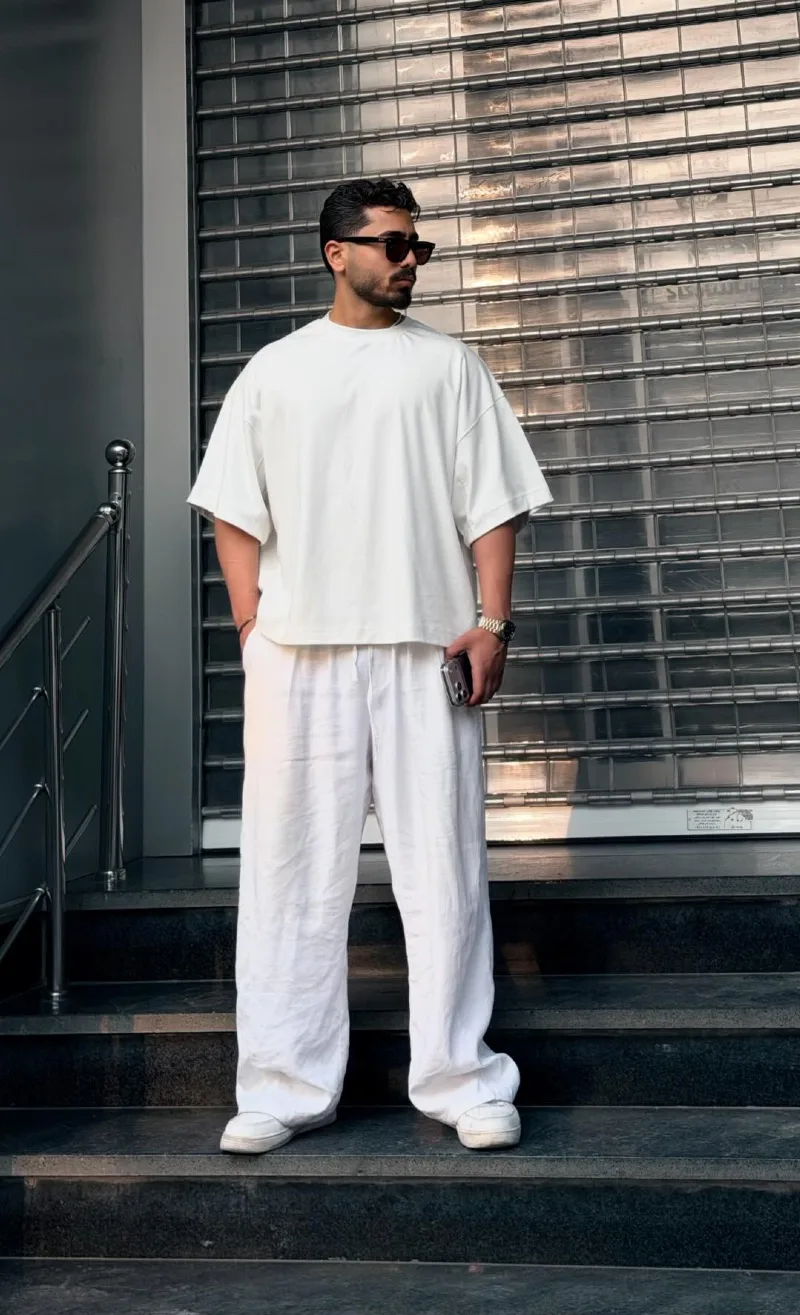The Ultimate All-White Comfort Fit