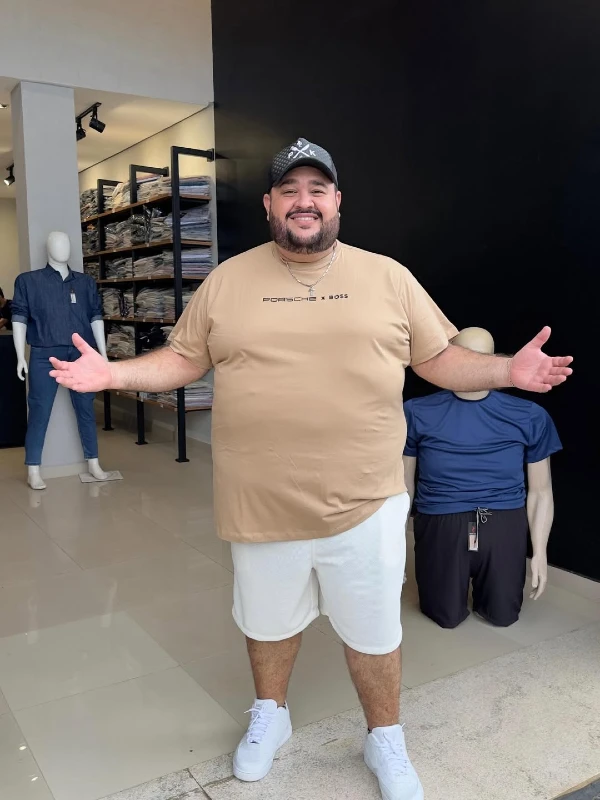 The Warm Tan Tee and White Shorts