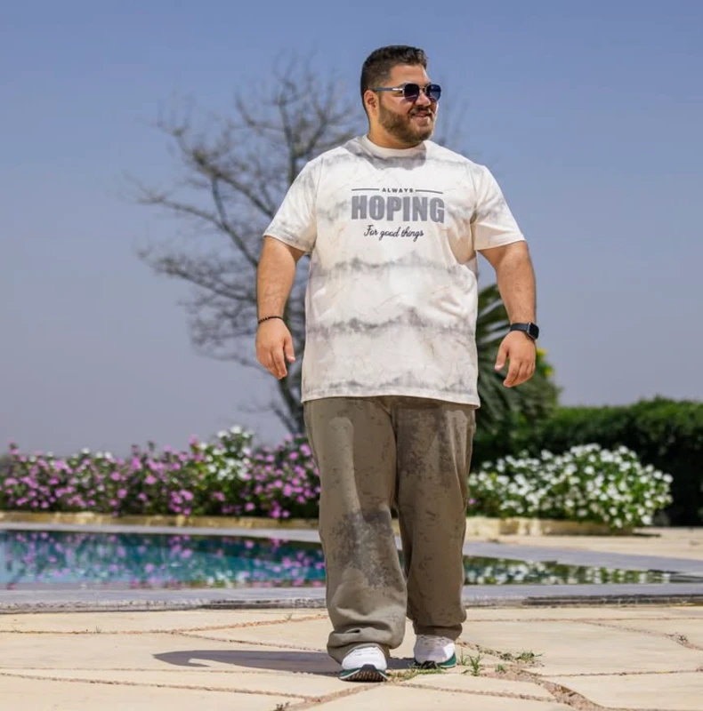 The Wash-Dye Tee and Textured Sweatpants